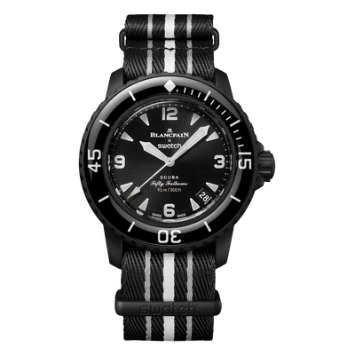 Blancpain x Swatch Scuba Fifty Fathoms Ocean of Storms