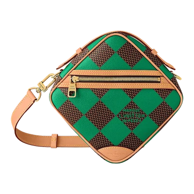 Louis Vuitton Chess Messenger Bag Damier Pop Green
