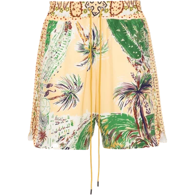 RHUDE Palmina silk shorts