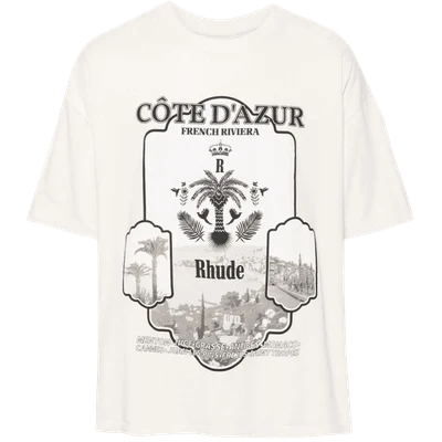 RHUDE Azur Mirror cotton T-shirt
