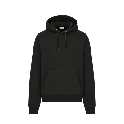 "CD Icon" Hooded Sweatshirt Black