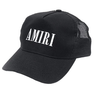 Logo Trucker Hat Black/White