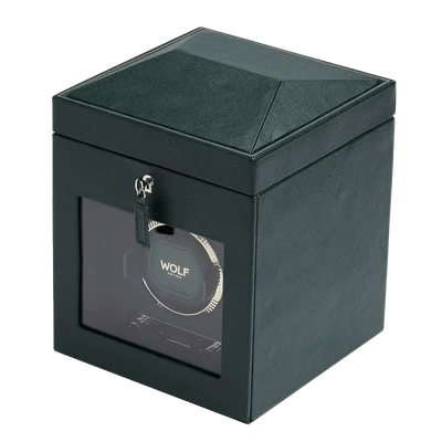 WOLF British Racing Single Watch Winder With Storage