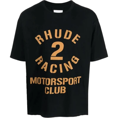 RHUDE Desperado Motorsport cotton T-shirt