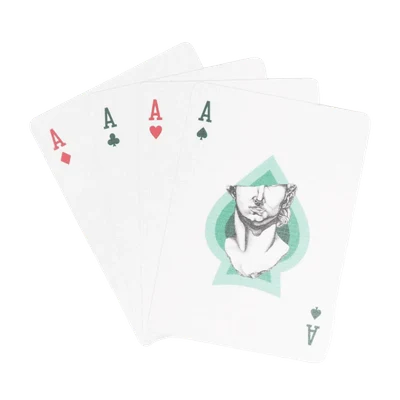 Casablanca monogram-print playing cards