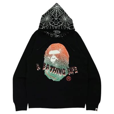 BAPE Halloween Ape Head Glow in the Dark Pullover Hoodie Black