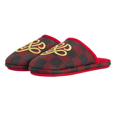 Louis Vuitton LV Palace Slipper Damier Pop Red
