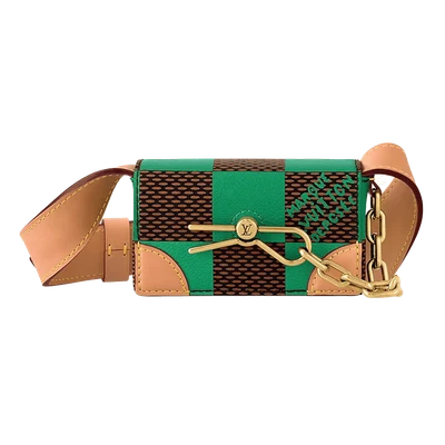 Louis Vuitton Micro Steamer Damier Pop Green