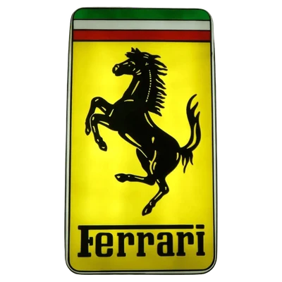 Ferrari Neon Sign In Acrylic Glass And Steel