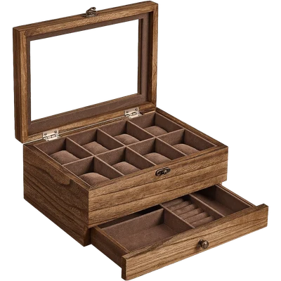 SONGMICS 8-Slot Watch Box
