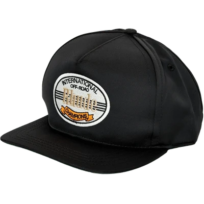 RHUDE Intl Champions logo-patch cap