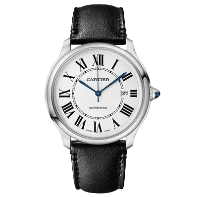 Cartier Ronde Must De Stainless Steel & Leather 40mm