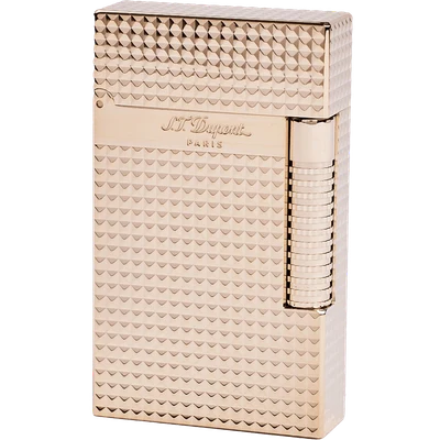S.T. Dupont Le Grand Cling Diamond Head Gold Lighter