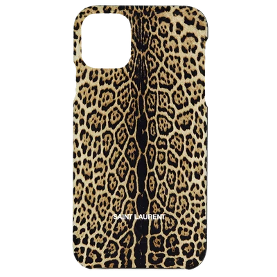 Saint Laurent x Agood Company leopard-print iPhone 13 Pro case