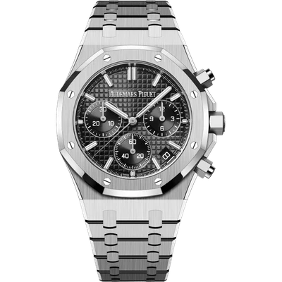 Audemars Piguet Royal Oak Chrono Stainless Steel Black Dial 41mm