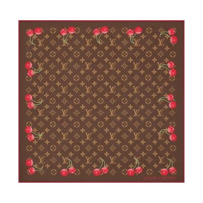 LV x TM Monogram Cherry Square 55 Brown