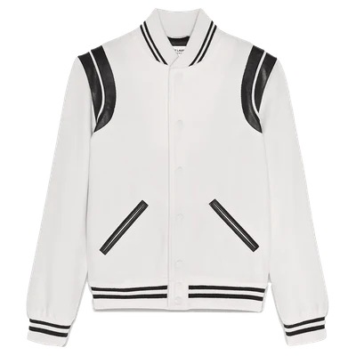 Saint Laurent Teddy Jacket Neutral