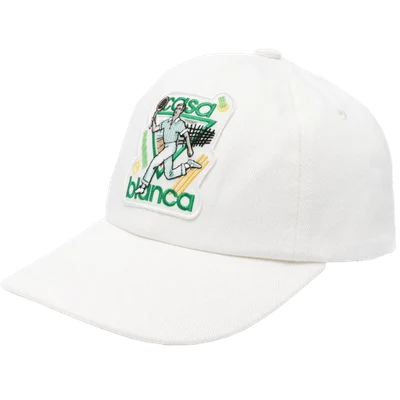 Casablanca logo-appliqué baseball cap