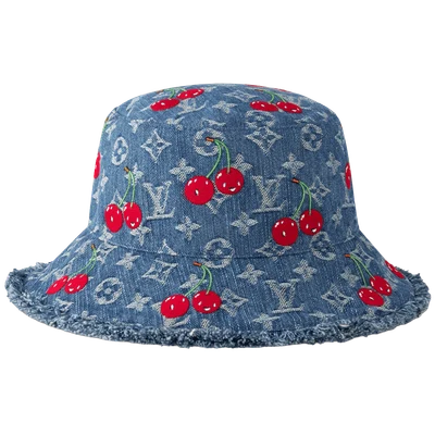 LV x TM Denim Cerise Bucket Hat