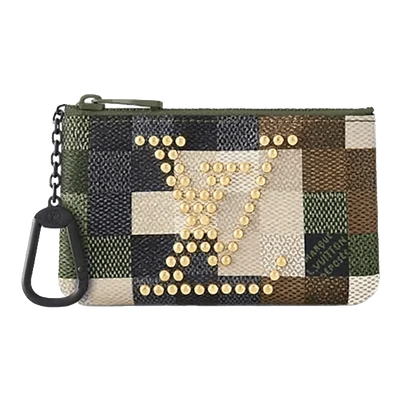 Louis Vuitton Pochette Clés Damoflage Green Damoflage Damier
