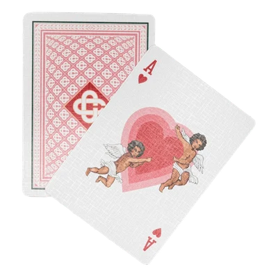 Casablanca monogram-print playing cards