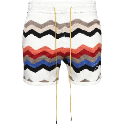 RHUDE Cyril intarsia-knit shorts