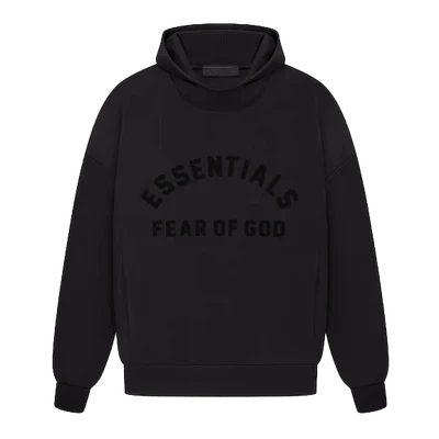 Fear of God Essentials Hoodie Black