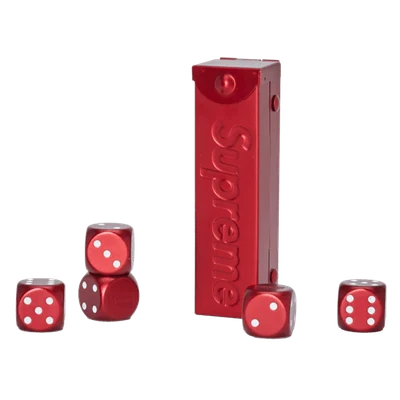 Supreme Aluminum Dice Set Red