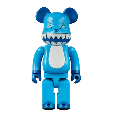 Bearbrick x Kaws Chomper 1000% Blue