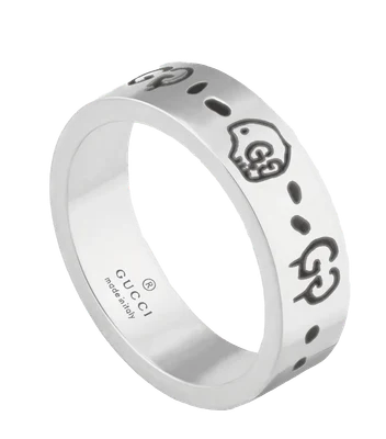 Gucci Ghost Ring Small Silver