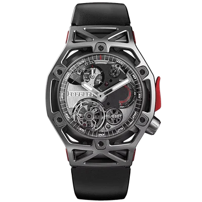 Techframe Ferrari 70 Years Tourbillon Chronograph Titanium