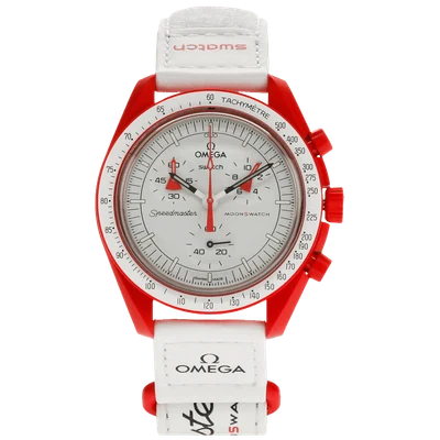Swatch x Omega Bioceramic Moonswatch Mission to Mars SO33R100