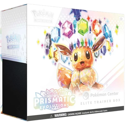 Pokémon Scarlet & Violet Prismatic Evolutions Pokemon Center Elite Trainer Box