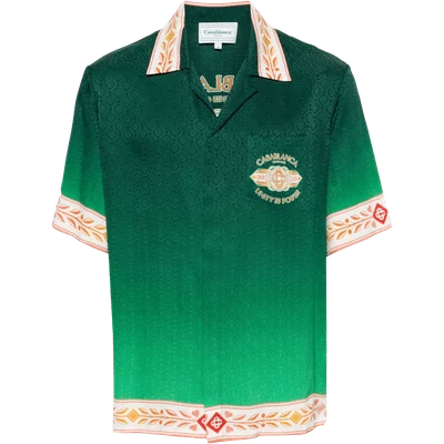 Casablanca Unity Is Power silk shirt