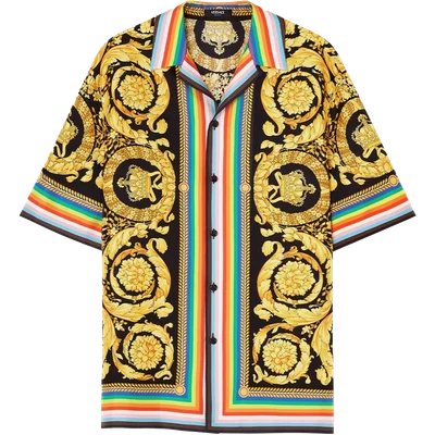 Versace Pride Barocco silk shirt