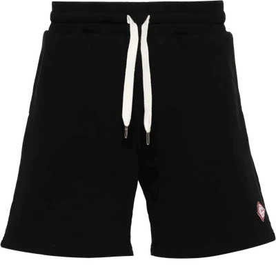 Casablanca logo-appliqué organic-cotton shorts