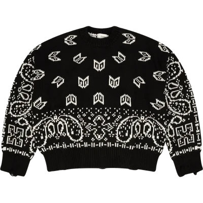 RHUDE bandana-print cotton jumper