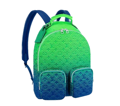 Louis Vuitton Multipockets Backpack Taurillon Illusion Blue/Green