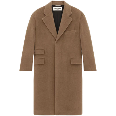 Saint Laurent single-breasted wool coat
