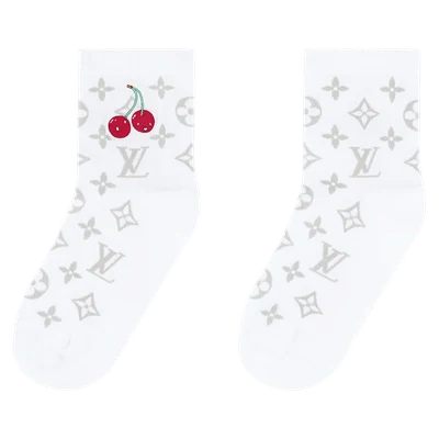 LV x TM Monogram Cherry Socks