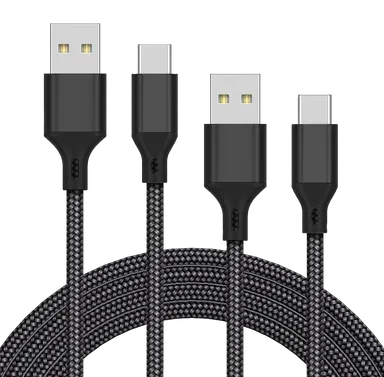 2 Pack 10FT Charger Charging Cable