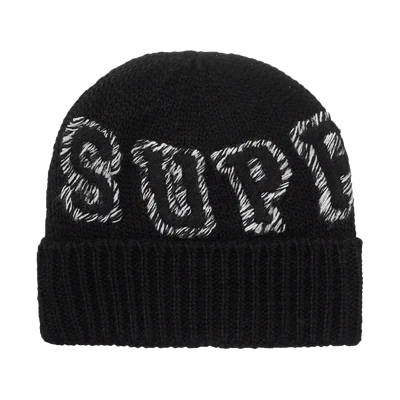 Supreme Twist Beanie Black