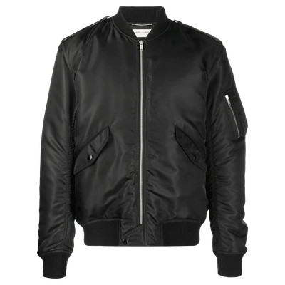 Saint Laurent zip-up bomber jacket