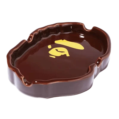BAPE Ape Head Ashtray Brown
