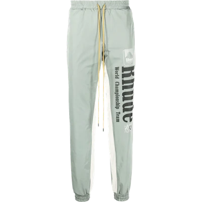 RHUDE Senna logo-print track pants