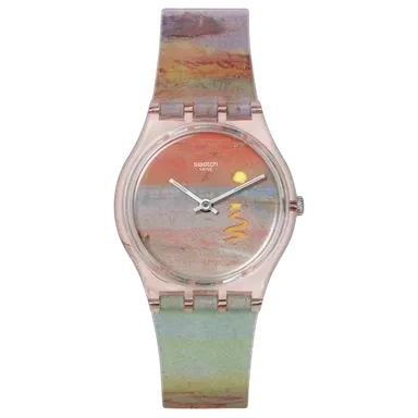 Swatch Turner's Scarlet Sunset Watch