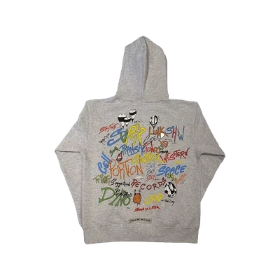 Chrome Hearts Matty Boy Brain Hoodie Heather Grey