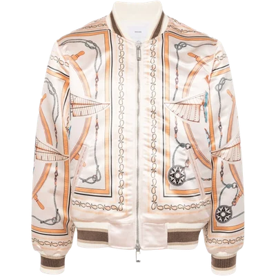 RHUDE x Nautica satin bomber jacket