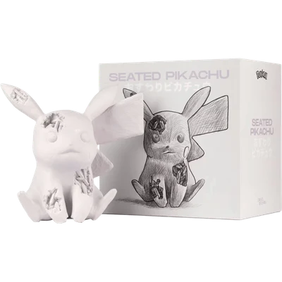 Daniel Arsham x Pokemon Crystalized Seated Pikachu Sculpture Light Amethyst