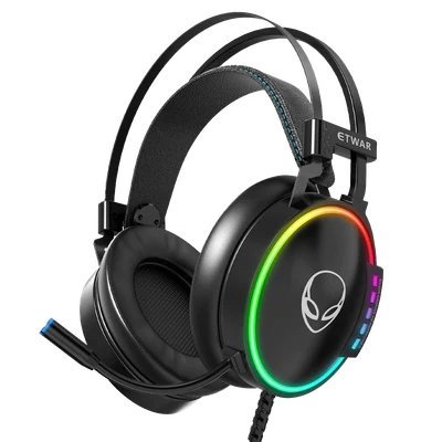 ETWAR USB Gaming Headset